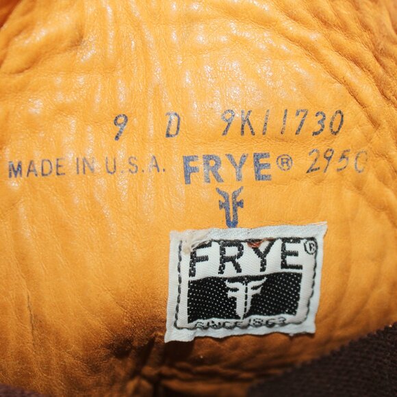 Rare Vintage FRYE Red Campus 2950 Boots - Picture 5 of 6